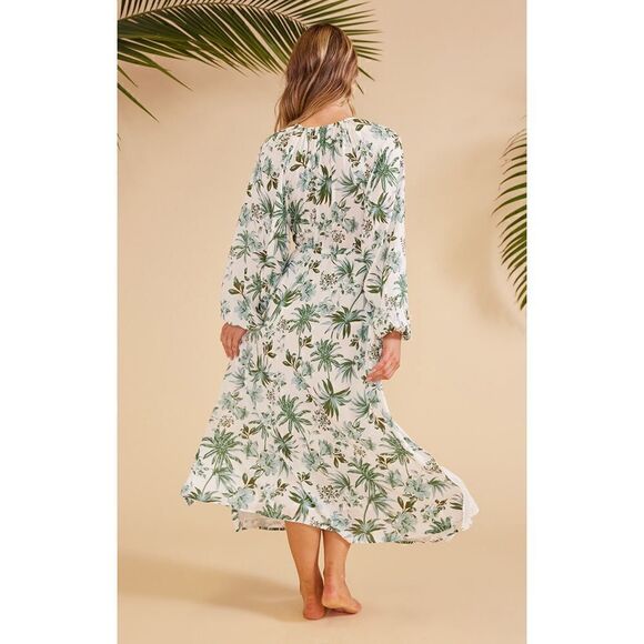 MINKPINK Marlow Midi Dress - Tropical Teal  size S NWT $149 - Picture 4 of 7